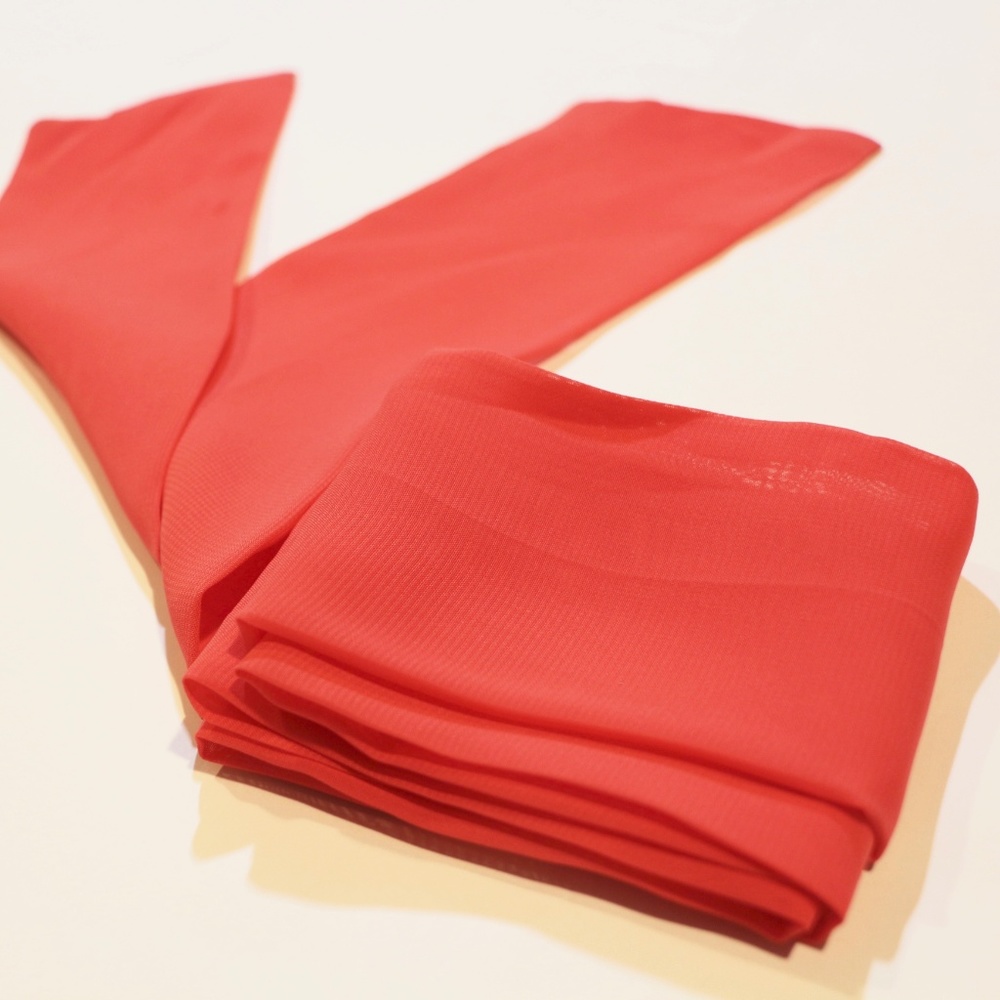 Chiffon Skater Dress, Size XL, Peach - Picture 6 of 7